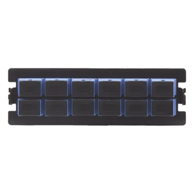 Placa Acopladora para Distribuidor de Fibra Óptica LP-ODF-8024, Incluye 12 Acopladores SC Simplex para Fibra Monomodo (12 LINKEDPRO BY EPCOM LP-FO-S12-SM