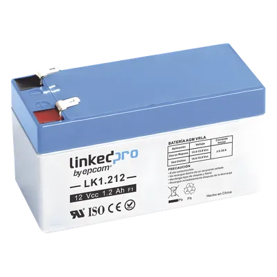 Batería de respaldo 12V LINKEDPRO BY EPCOM LK1.212