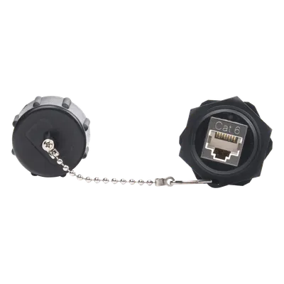 Acoplador Industrial RJ45-RJ45 Categoría 6 Blindado IP67 (Waterproof) LINKEDPRO BY EPCOM LP-C6WP-CP