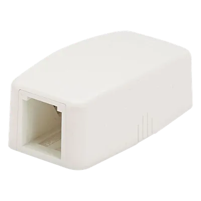 Caja de Montaje en Superficie, Para 1 Módulo Mini-Com, Color Blanco Mate PANDUIT CBXQ1IW-A