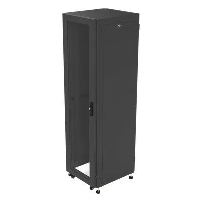 Gabinete para Telecomunicaciones Rack Estándar de 19", 42UR, 600 mm Ancho x 600 mm Profundidad. Fabricado en Acero, Se envía LINKEDPRO BY EPCOM LP-6060-42U-R2