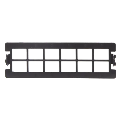 Placa Acopladora Vacía para Distribuidor de Fibra Óptica LP-ODF-8024, Acepta 12 Acopladores SC Simplex o 12 Acopladores LC LINKEDPRO BY EPCOM LP-FO-D12
