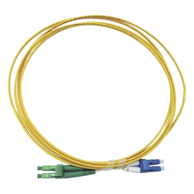 Jumper de Fibra Óptica Monomodo 9/125 LC/UPC-LC/APC, OFNR (Riser), 2.0 mm, Dúplex, Amarillo, 3 Metros (9.84 Pies) LINKEDPRO BY EPCOM LP-FO-LCU-LCA-03