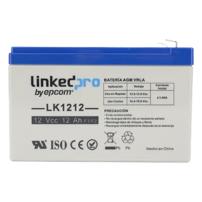 Batería de respaldo 12 V LINKEDPRO BY EPCOM LK1212
