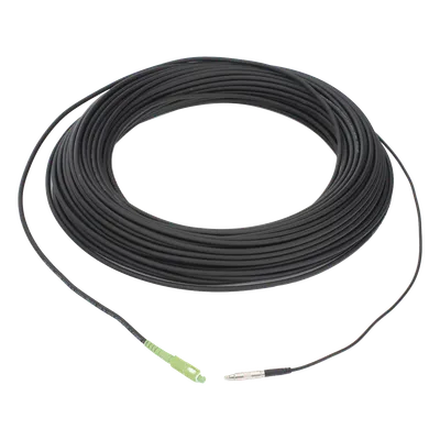 Rollo de Fibra Óptica Drop Redonda G657A2 Monomodo Simplex de 100 Metros (328.08 Pies) con Conectores SC/APC-SC/APC para LINKEDPRO BY EPCOM LP-100-SCA