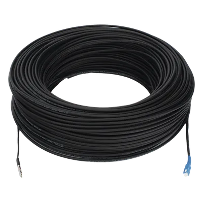 Rollo de Fibra Óptica Drop Redonda G657A2 Monomodo Simplex de 200 Metros (656.17 pies) con Conectores SC/UPC-SC/UPC para LINKEDPRO BY EPCOM LP-200-SCU