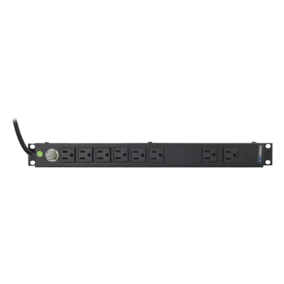 Multicontacto Horizontal (PDU) de 8 Contactos (NEMA 5-15R) Rack 19" 1UR. Voltaje Entrada/Salida: 120Vca/15A LINKEDPRO BY EPCOM HTCM-1U